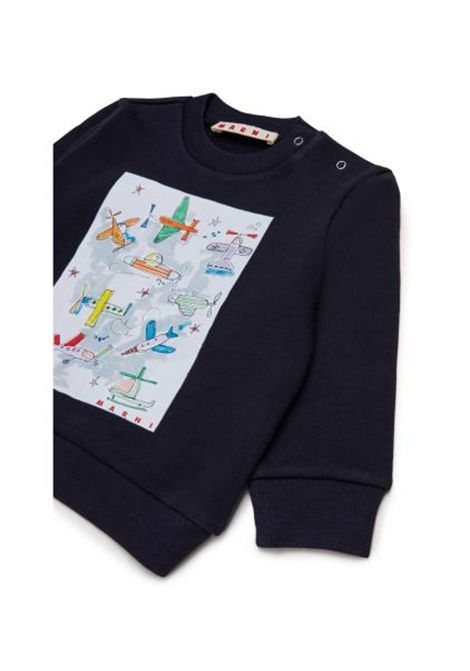 Felpa con logo MARNI KIDS | M01890 M00SH0M862
